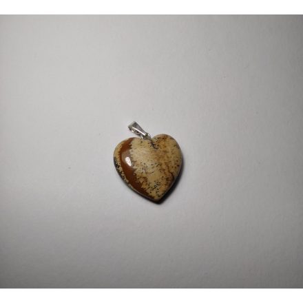 Foto - Jaspis srdce přívěsek