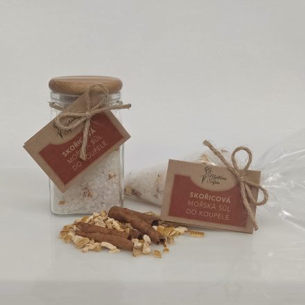 Foto - Mořská sůl do koupele skořicová