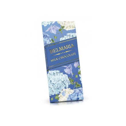 Foto - Belgická mléčná čokoláda - Hortenzie a fialky