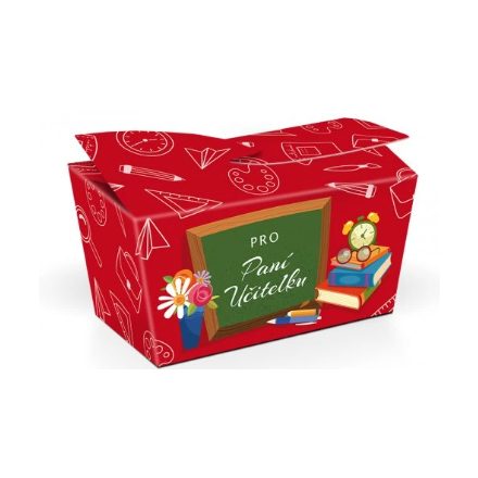Foto - Minibonboniéra s kakaovými pralinkami Pro paní učitelku 28g,