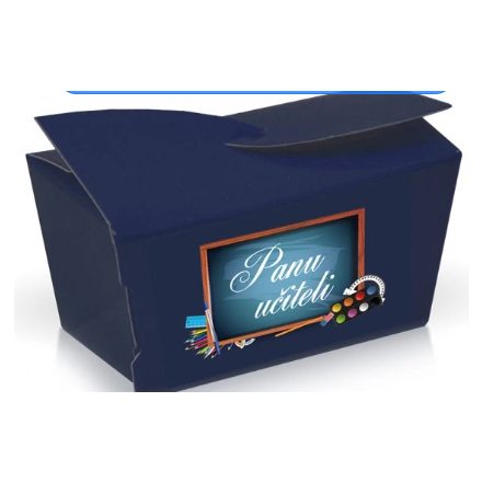 Foto - Minibonboniéra s kakaovými pralinkami Panu učiteli 28g