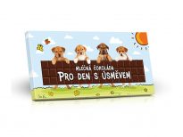 Pro den s úsměvem (štěňátka) - Mléčná čokoláda 100g